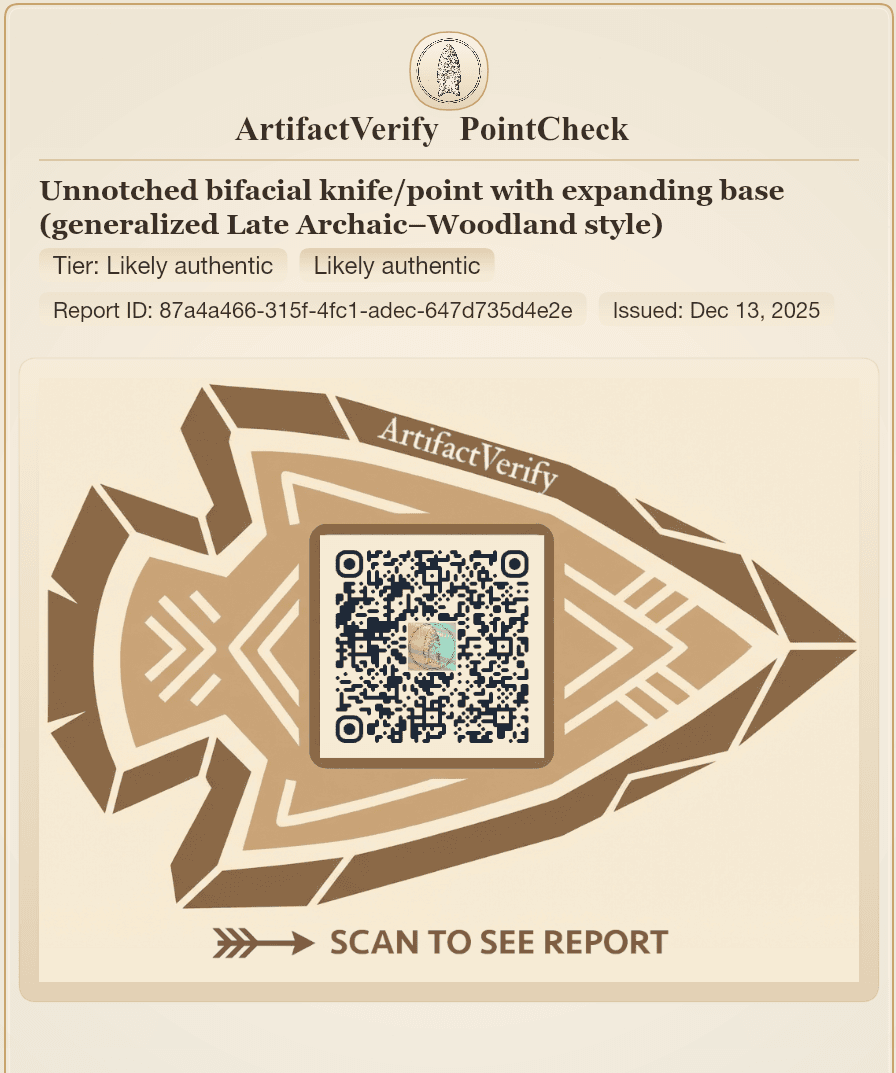 Customized QR code slab